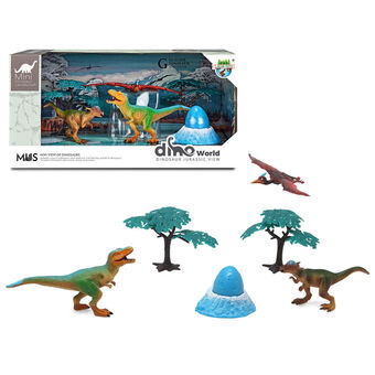 Set med dinosaurier 36 x 18 cm