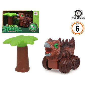 Liten leksaksbil Dinosaur Series Brun