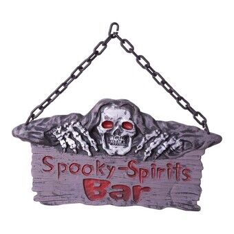 Skylt My Other Me Spooky Spirits Bar Halloween (37 x 46 cm)