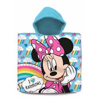 Poncho Minnie Mouse Bomull 60 x 120 cm