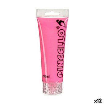 Akrylfärg Neon Rosa 120 ml (12 antal)