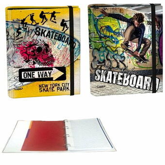 Ringpärm SENFORT Skateboard Multicolour A4
