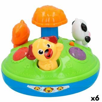Interaktiv leksak för småbarn Winfun djur 18 x 15 x 18 cm (6 antal)