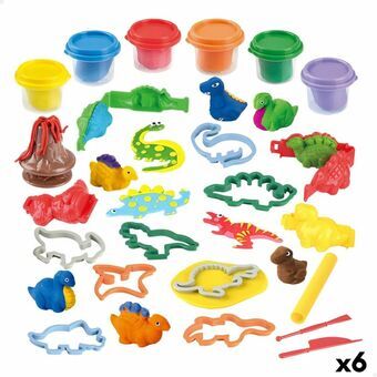 Modellera Spel PlayGo Dinosaurier (6 antal)