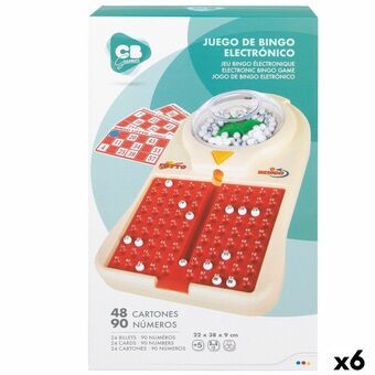 Automatisk Bingo Colorbaby   Papp Plast (6 antal)