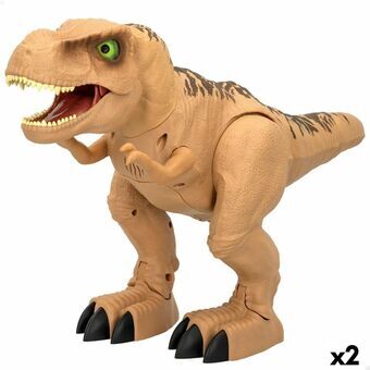 Figurer Funville T-Rex 45 x 28 x 15 cm Plast (2 antal)