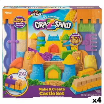 Uppsättning manuella aktiviteter Cra-Z-Art Cra-Z-Sand Castle Plast Arena
