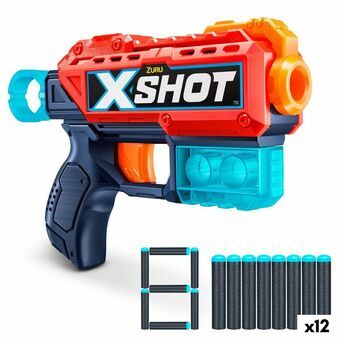 Pistol med Pilar Zuru X-Shot Excel Kickback 12 antal 20 x 13 x 4 cm
