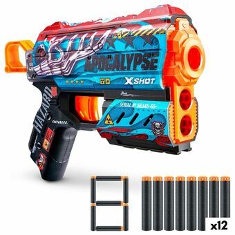 Pistol med Pilar Zuru X-Shot Flux 21,5 x 14 x 4 cm (12 antal)