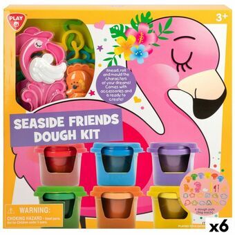Modellera Spel PlayGo Seaside Friends (6 antal)