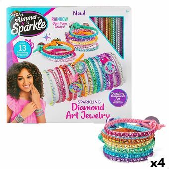Armbandssats Cra-Z-Art Shimmer \'n Sparkle Plast (4 antal)