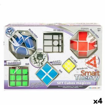 Rubiks kub Colorbaby Smart Theory 6 Delar 4 antal
