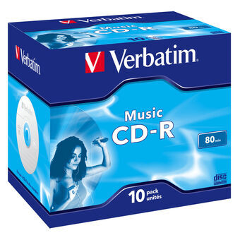 CD-R Verbatim Music 10 antal 80\' 700 MB 16x (10 antal)