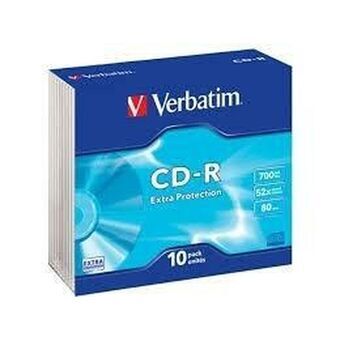 CD-R Verbatim CD-R Extra Protection 10 antal 700 MB 52x