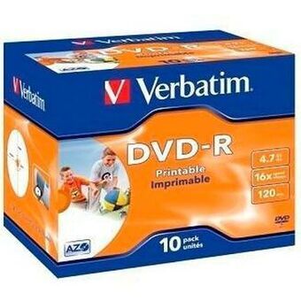 DVD+R Verbatim 10 antal 16x 4,7 GB