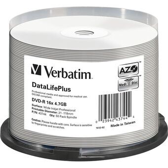 DVD-R Verbatim DataLifePlus 50 Delar