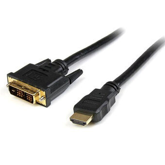HDMI till DVI Adpater Startech HDDVIMM1M Svart 1 m
