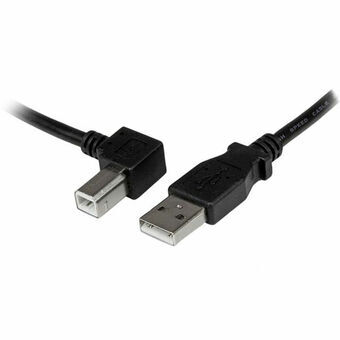 USB A till USB B Kabel Startech USBAB1ML             Svart