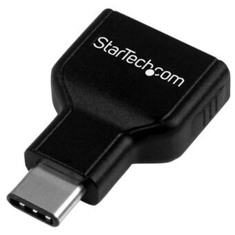 USB A till USB C Kabel Startech USB31CAADG           Svart