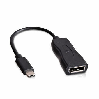USB C till DisplayPort Adapter V7 V7UCDP-BLK-1E        Svart