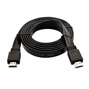 Kabel HDMI V7 V7HDMI4FL-02M-BK-1E  (2 m)
