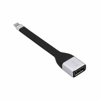 USB C till DisplayPort Adapter i-Tec C31FLATDP60HZ        Svart