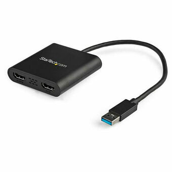 USB 3.0 till HDMI Adapter Startech USB32HD2 Svart