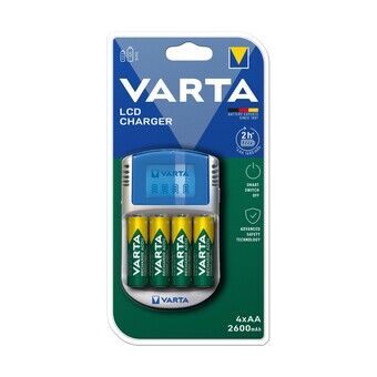 Laddare + Laddningsbara Batterier Varta -POWERLCD AA/AAA
