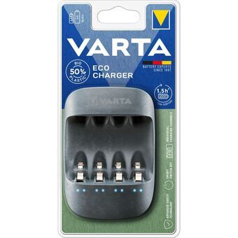 Batteriladdare Varta Eco Charger 4 Batterier AA/AAA