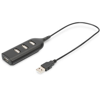 USB-HUB Digitus by Assmann AB-50001-1 Svart
