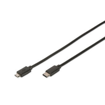 Kabel USB C Digitus by Assmann DB-300137-018-S 1,8 m Svart