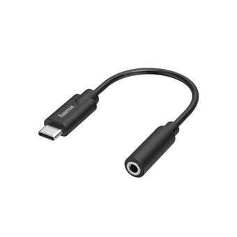 USB C till Jack 3.5 mm Adapter Hama 00205282