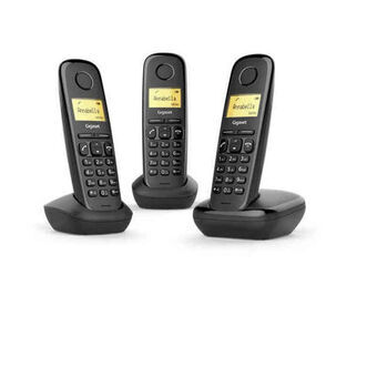 Trådlös Telefon Gigaset A170 TRIO 1,5" Svart (3 UDS)