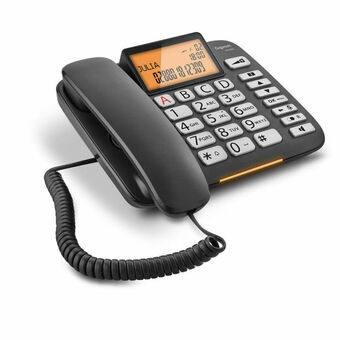 Markkabeltelefon Gigaset DL 580 Svart