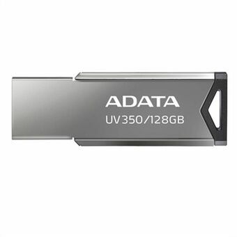 USB-minne Adata UV350 128 GB Nyckelkedja Silvrig Svart 128 GB