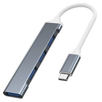 USB-HUB Vakoss TC-4125X Silvrig