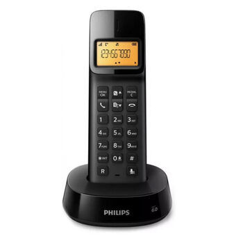Trådlös Telefon Philips D1601B/01 1,6" 300 mAh GAP Svart