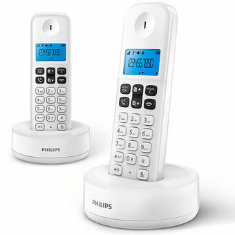 Trådlös Telefon Philips D1612W/34 Blå Vit Svart