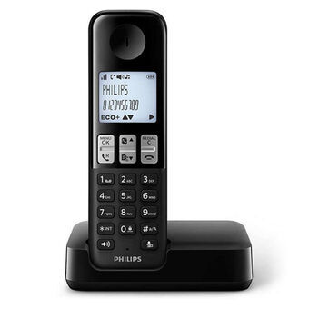 Trådlös Telefon Philips D2501B/34 DECT Svart