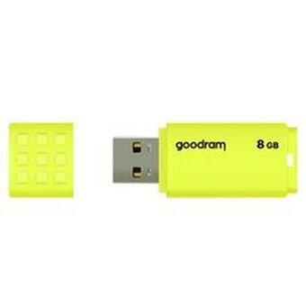 Minnessticka GoodRam UME2 USB 2.0 20 Mb/s 8 GB Gul