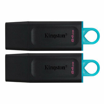 USB-minne Kingston DataTraveler Exodia Grön 64 GB 2 pcs