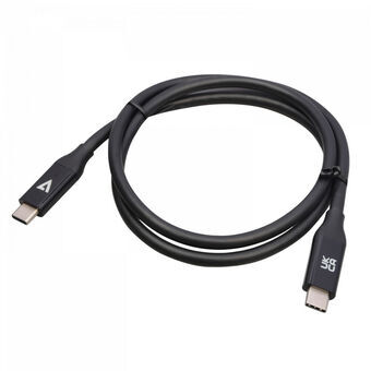 Kabel Micro USB V7 V7USB4-80CM Svart 0,8 m