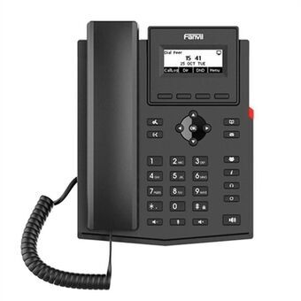 Markkabeltelefon Fanvil X301P Svart