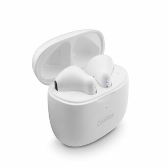 Ear Bluetooth hörlurar CoolBox COO-AUB-TWS01 Vit