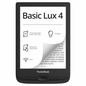 e-bok PocketBook LUX 4 8 GB RAM Svart