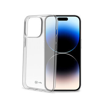 Mobilfodral Celly iPhone 14 Pro Svart Transparent