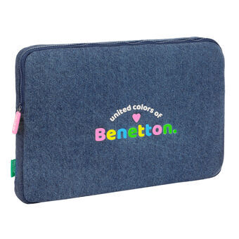 Laptopfodral Benetton Denim Blå 15,6\'\' 39,5 x 27,5 x 3,5 cm