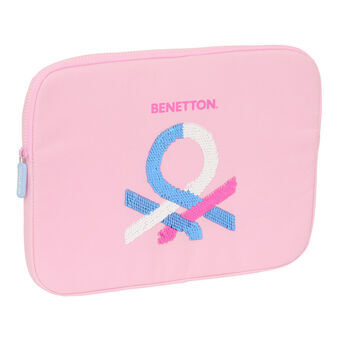 Laptopfodral Benetton Pink Rosa 15,6\'\' 39,5 x 27,5 x 3,5 cm