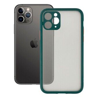 Mobilfodral iPhone 11 Pro KSIX Duo Soft Grön