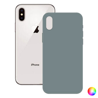 Ohišje iPhone X, XS KSIX Soft Silicone - Grön